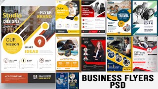 2023 Abstract Business Poster Photoshop Tutorial