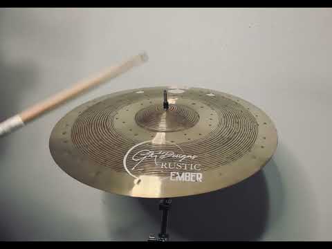 21" GM Designs EMBER Crash/Ride - Dark, Warm & Trashy! image 5