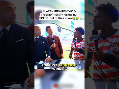 SPEED Gets Kicked Out After Saying This😭 #ishowspeed #ishowspeedfan #ibrahimovic #thierryhenry
