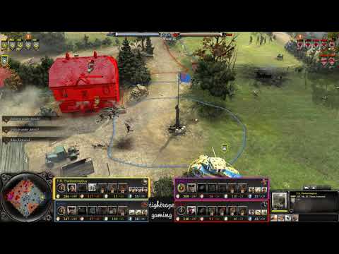 COH2 2v2 Seeking (UK) & Kimbo (SU) vs CreatifeName (OH) & Rutra (OK)