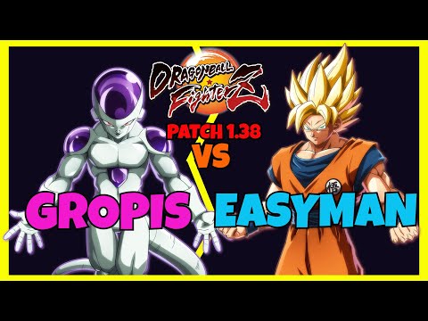 DBFZ - GROPIS vs EASYMAN gameplays (Frieza, Cell, Kid Buu vs SSJ Vegeta, SSJ Goku, Adult Gohan)