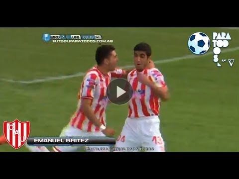 Gol de Unión. Brown (A) 2 Unión 2. Fecha 15. B Nacional