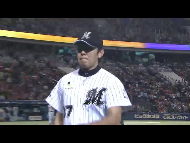 5回表 マリーンズ先発・成瀬 気迫の投球でピンチ脱出!! 2014/5/23 M-G