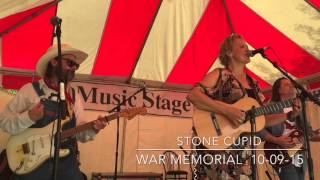 Stone Cupid at War Memorial Friday 10-9-15