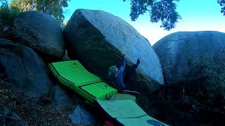 Video thumbnail of Tactum Slap, 6b (sit). La Jonquera