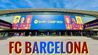 【サッカー🇪🇸⚽️】FCバルセロナの本拠地カンプノウツアー✨/9万9千人収容の巨大スタジアム/ピッチの目の前までいけるスタジアム見学/メッシの栄光の数々/2023年5月