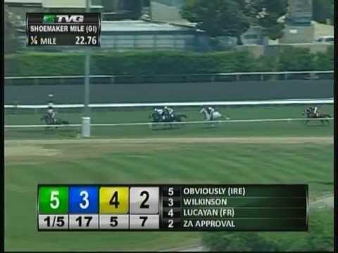 2013 Shoemaker Mile Stakes - Obviously