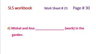 Class 4, English, Past Continuous Tense, Worksheets