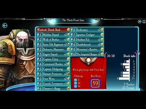 Th-Meme Deck 40: The Thick Front Line (Durak Rask) - Horus Heresy Legions