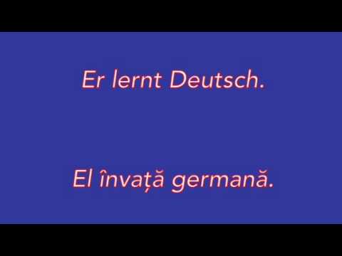 Învatā limba Germanā. Lectia. 4. La scoalā.
