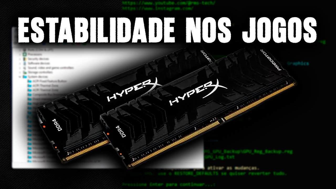 ADEUS GARGALO DE MEMÓRIA! Como remover os Stutters de memoria RAM