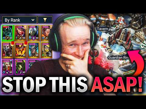 These 4 MISTAKES ARE STALLING YOUR ACCOUNT in Raid Shadow Legends - Account Takeover Tips