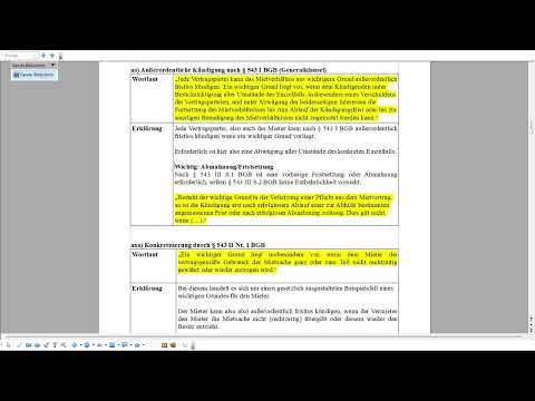 14. Die Kündigung im Mietrecht. Übersicht der Kündigungsarten