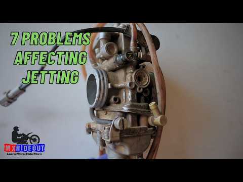 7 Common 4 Stroke Dirt Bike Jetting ISSUES [FCR Carb on 4 Stroke MX Bikes]