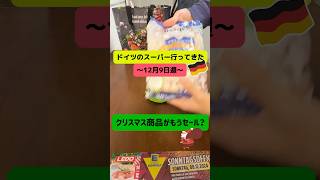 【ドイツ生活】ベルリン在住主夫の今週の買い物〜クリスマスの商品はすでにセールに、ロシアの水餃子〜　#shorts #ドイツ #ベルリン #海外生活 #ぽめベル #料理