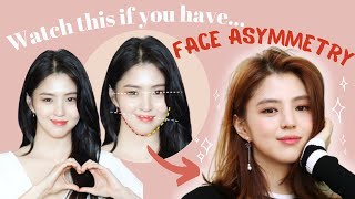 3 Quick Fix for FACE ASYMMETRY & Uneven Face - MAKEUP HAIR STYLING