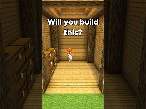 INSANE Mountain House Build 😱 Minecraft Linn #shorts