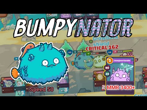 Bumpynator Aqua Killer || Bumpy + Razor Bite MMR 3400+ || Axie Infinity