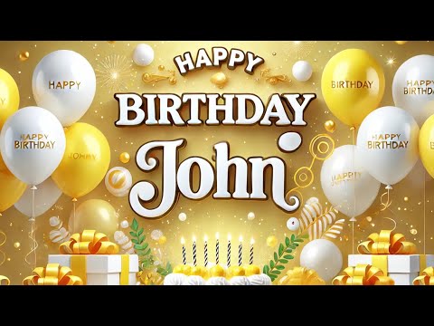 Happy Birthday, JOHN! 🎉 Countdown Special Birthday song with name