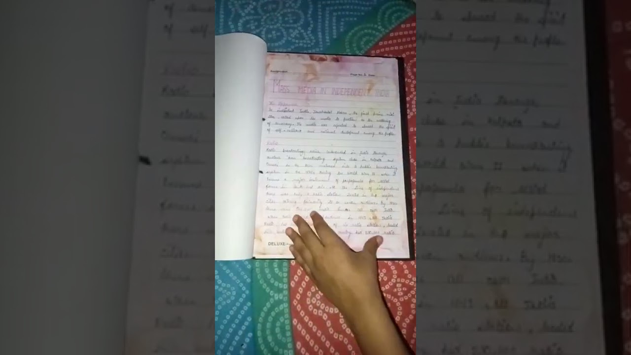 class 12th sociology project file (mass media and communication)