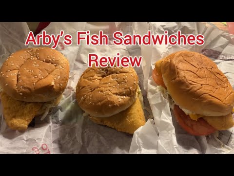 Arby’s fish sandwich comparison/review.