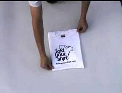 How to Fold a T-Shirt in 2 Seconds