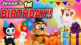 FNAF BIRTHDAY PIZZA PARTY!!! (Little Jesse Turns One)