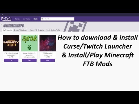 ULTIMATE MINECRAFT MOD PACK INSTALL! EASY TWITCH LAUNCHER TUTORIAL