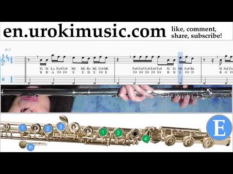Flute lessons The Chainsmokers - Sick Boy Sheet Music Tutorial um-ih352