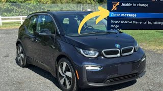 “Unable to charge” warning in BMW i3