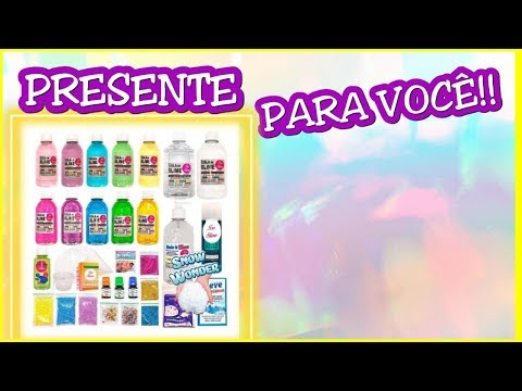 (SORTEIO ENCERRADO) Presente pra você - Kit de Slime Completo