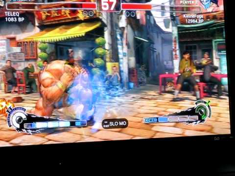 PSN SSF4 Ranked Replay: TELEQ (Zangief) vs KleineFuge (Vega)