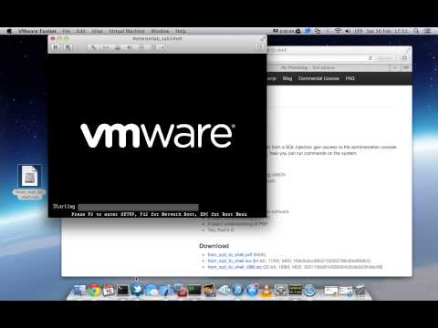Setting up PentesterLab using Fusion