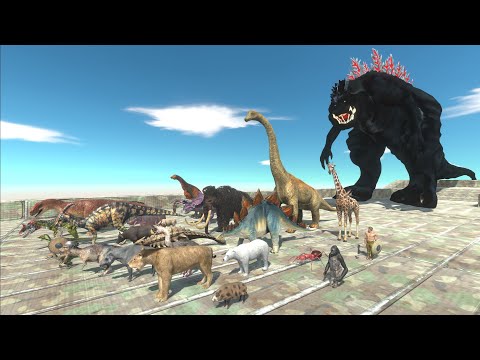Escape from Godzilla Ultima - Animal Revolt Battle Simulator