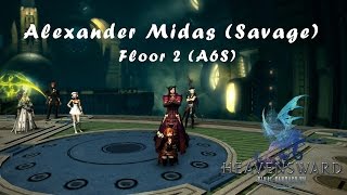 FFXIV Heavensward - Alexander Midas (Savage) Floor 2 (A6S) (WAR POV)
