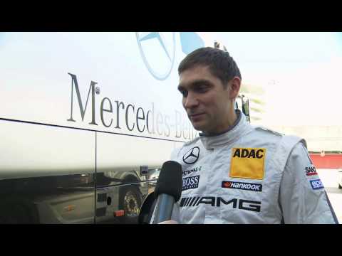 Vitaly Petrov testet als erster Russe den Mercedes DTM-Racer 2014, hier seine Eindrücke (engl.)