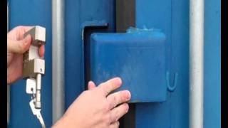 Securing a Container with a Lock Box and Security Lock