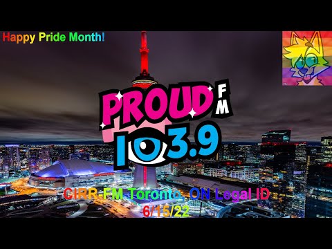 103.9 Proud FM | CIRR-FM Toronto, ON Legal/TOTH ID (6/15/22)