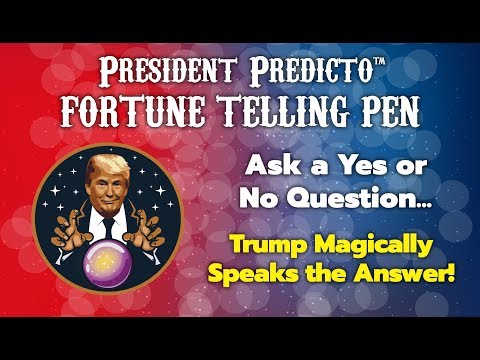 President Predicto- AMAZING Trump Fortune Telling Talking Pen