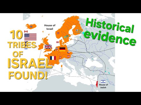 Migrations of the Lost 10 Tribes of Israel to Europe