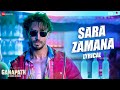 Sara Zamana - Ganapath | Tiger Shroff & Elli AvrRam | Benny Dayal & Prakriti Kakar | Lyrical