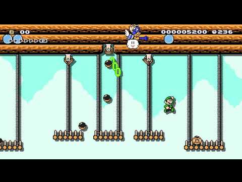 Super Mario Maker 2 Level Showcase: Iggys Bridgelift Airship