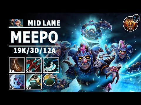Meepo Mid Lane | 7.31b | Easy Dominate Game with Meepo Mid | Dota 2 Immortal Gameplay