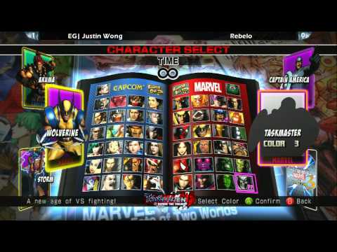 Toryuken 3 Day 1 - UMVC3 - EG| Justin Wong vs Rebelo