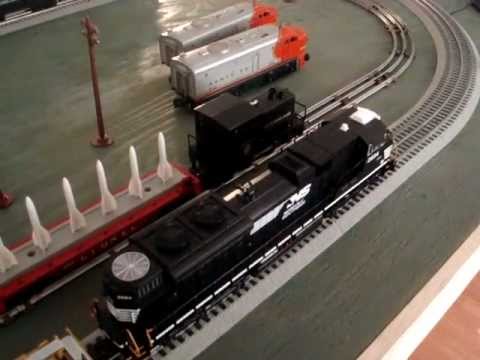 The MTH SD70M-2 running, volume up