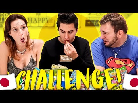 LET'S TRY SOME JAPANESE FOOD! I ALMOST THROW UP! w/ Lasabrigamer & Amico.Andre