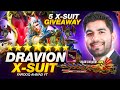 Dravion X Suit Maxing Out 5 X Suit Giveaway PUBG MOBILE