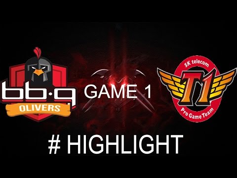 [18-03-2017] BBQ vs SKT | GAME 1 | # HIGHLIGHT | LCK MÙA XUÂN 2017 HD