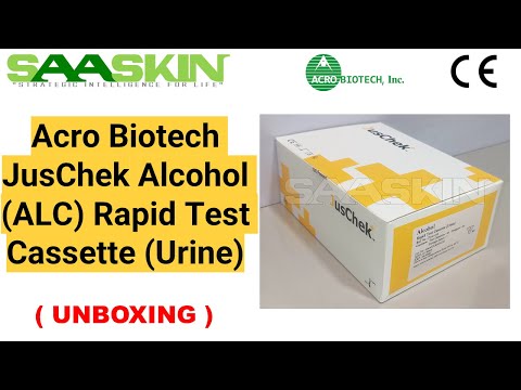 Acro Biotech JusChek Alcohol (ALC) Rapid Test Cassette | Rapid Test | UNBOXING | #DAL-102 |