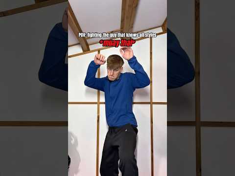 Fighting the guy who knows all styles…